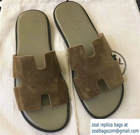 hermes izmir green|hermes izmir slippers for men.